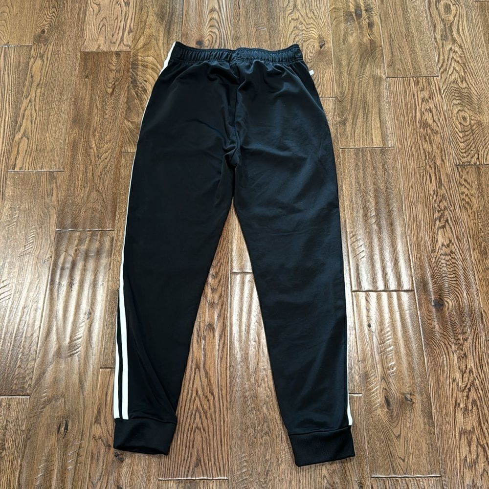 Girls Adidas joggers. Black. Sz L - Picture 3 of 3